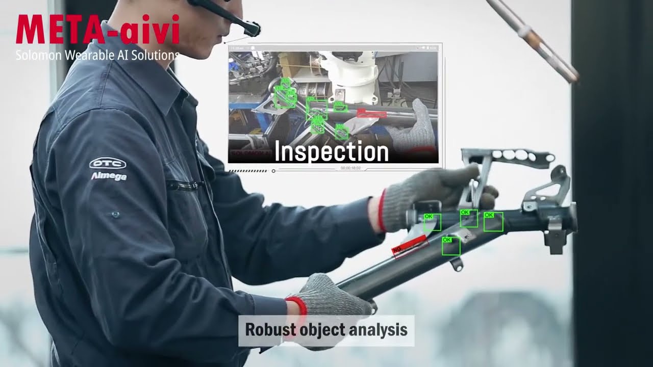 Welding Inspection Using AR + AI | META-aivi