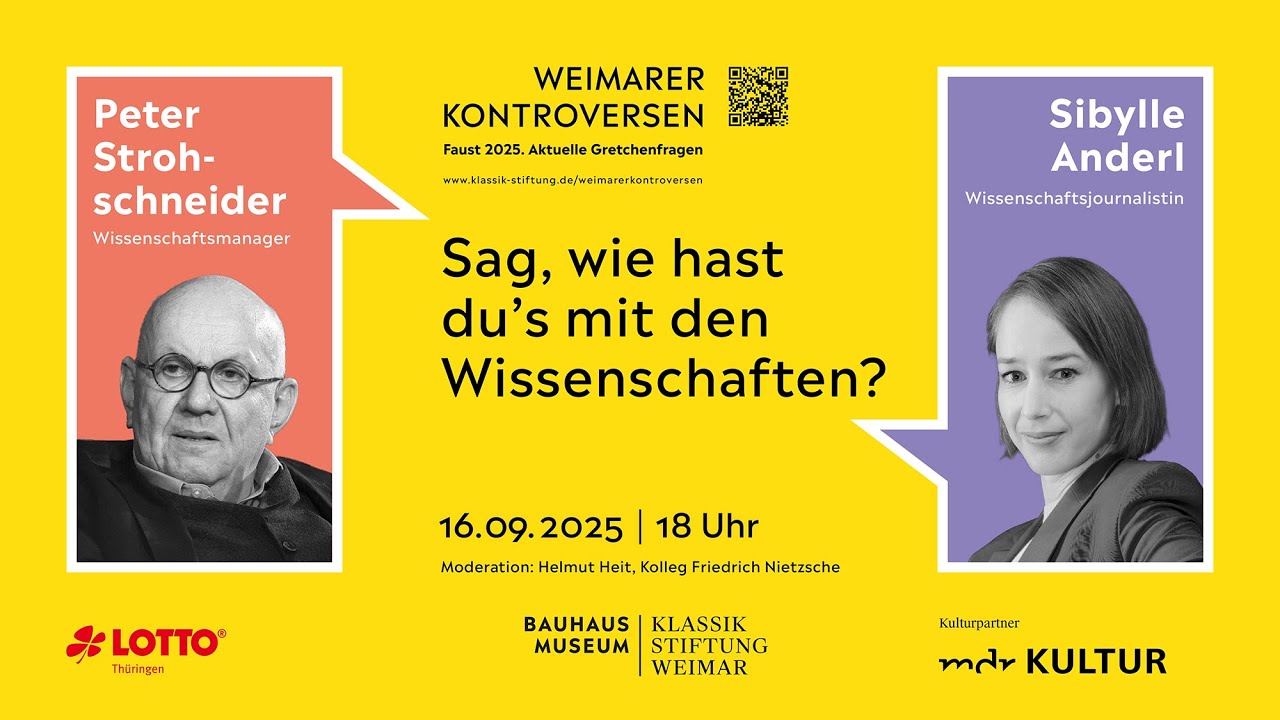 Weimarer Kontroverse: Sag, wie hast du´s mit den Wissenschaften?