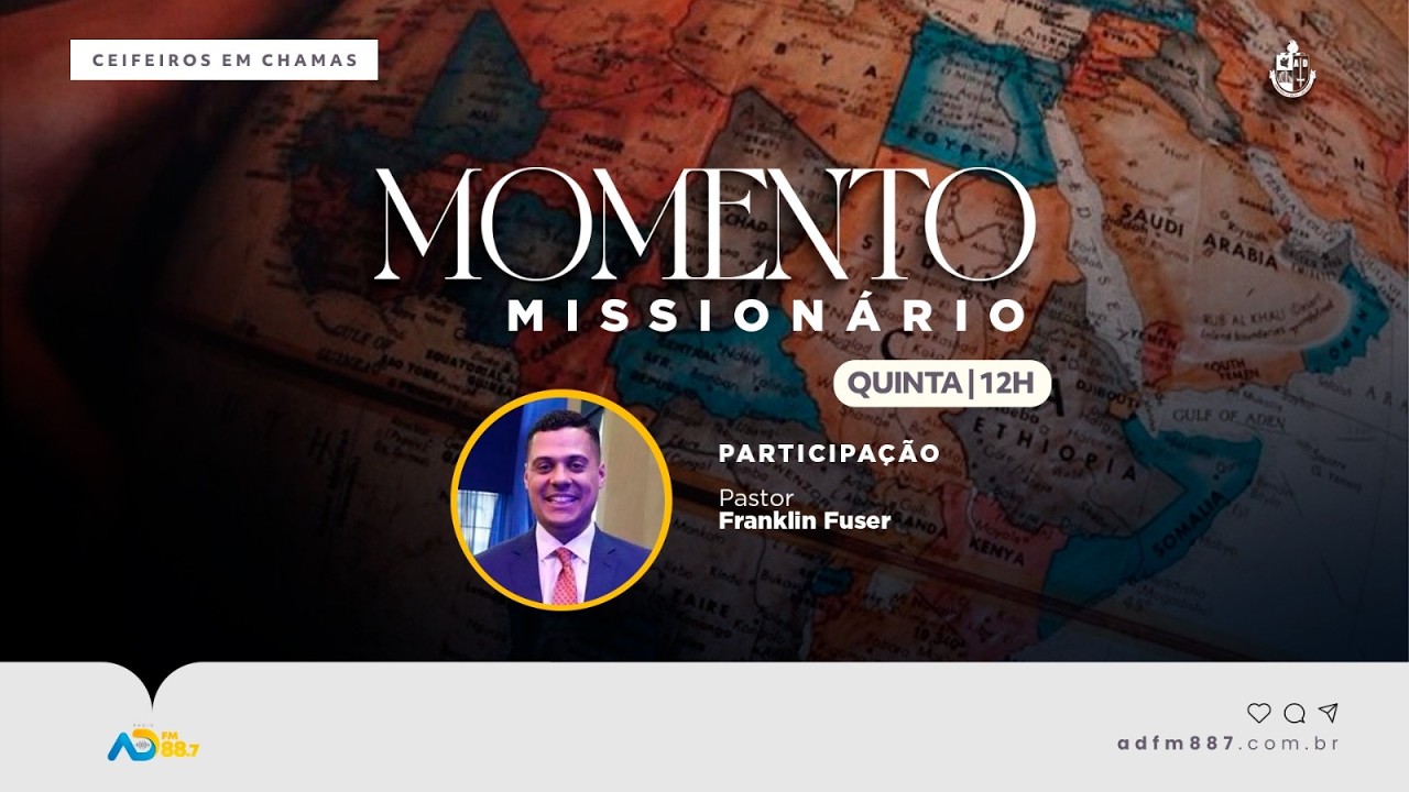Momento Missionário | 05/03/2026 | Pr. Franklin Fuser