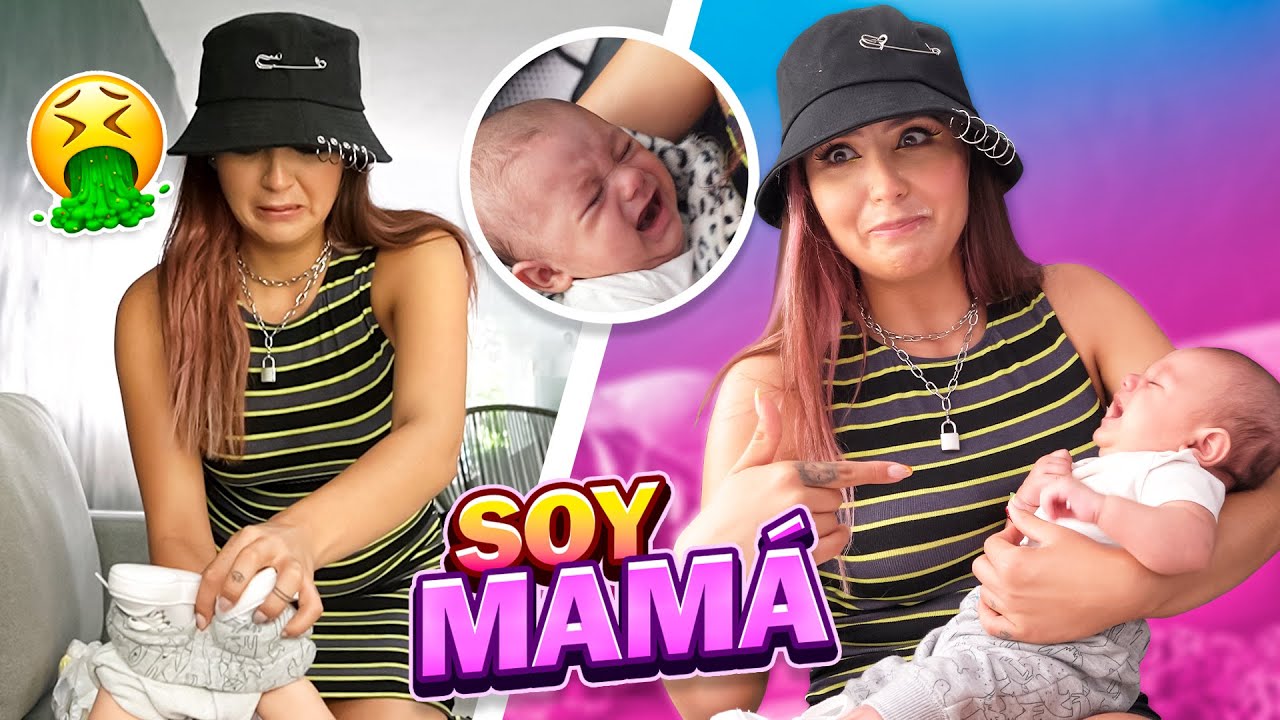 TENGO UN BEBÉ DE 2 MESES | 24HRS SIENDO MAMÁ *ESTOY PRACTICANDO*🙊