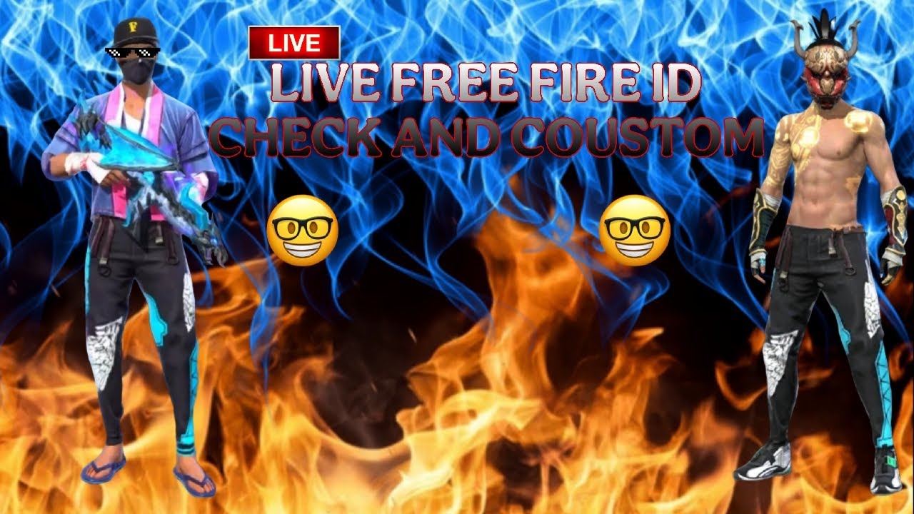 LIVE FREE FIRE ID CHECK AND COUSTOM