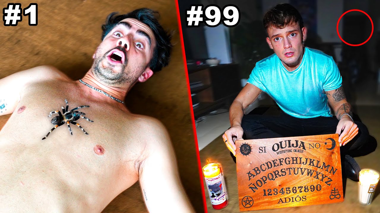 ENFRENTANDO 100 MIEDOS EN 24 HORAS!!