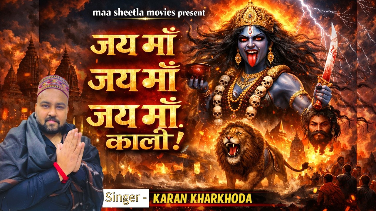 जय माँ काली Maa Kali Bhajan 2026 🔥 Powerful Kali Mata Song | Karan Kharkhoda Official #kalibhajan