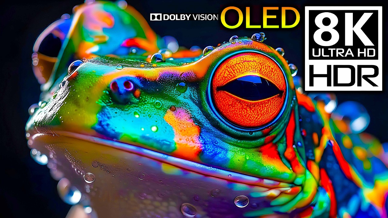 OLED Test Dolby Vision 8K HDR Wildlife – Majestic Animals & Calming Sounds Stress Relief