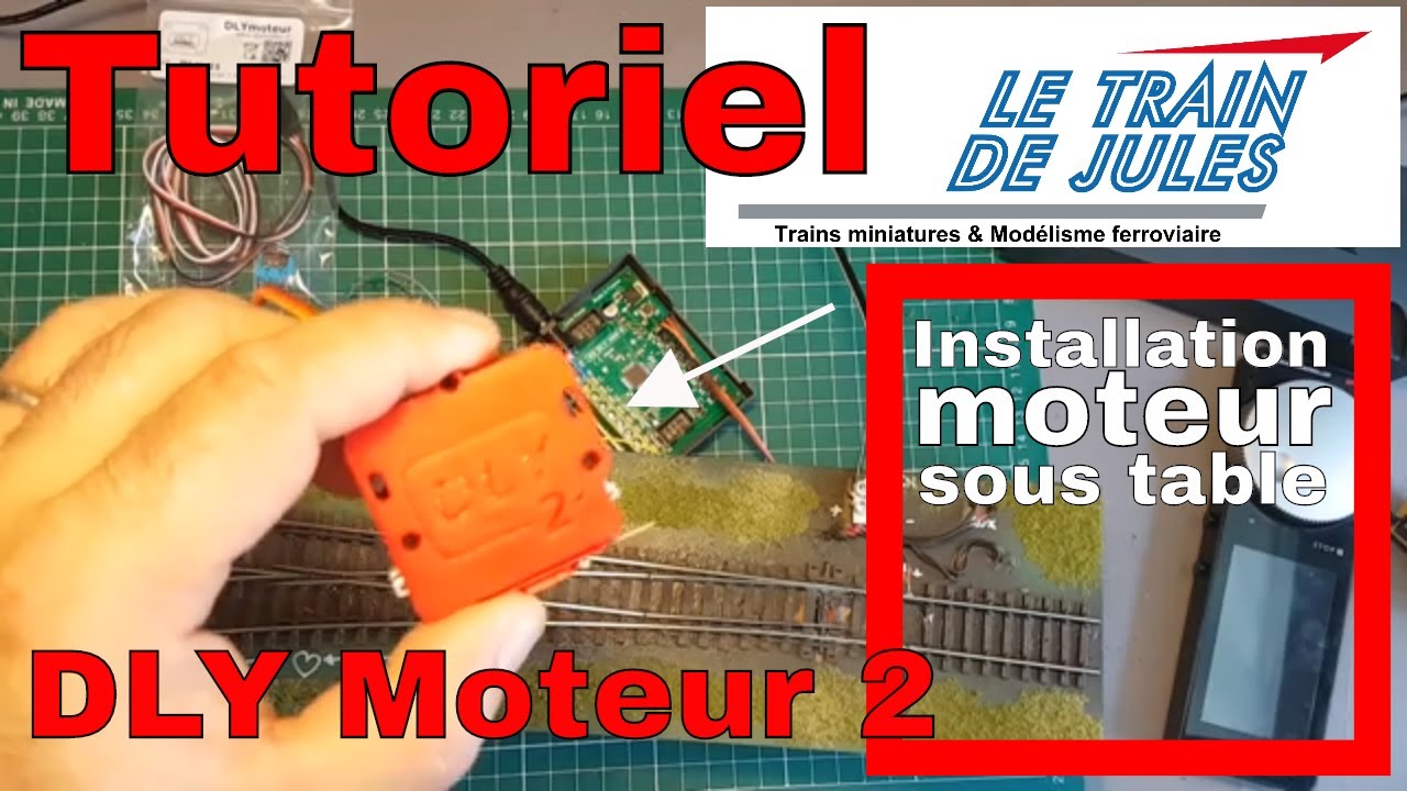 DLY MOTEUR 2 - TUTORIEL INSTALLATION MOTEUR SOUS TABLE