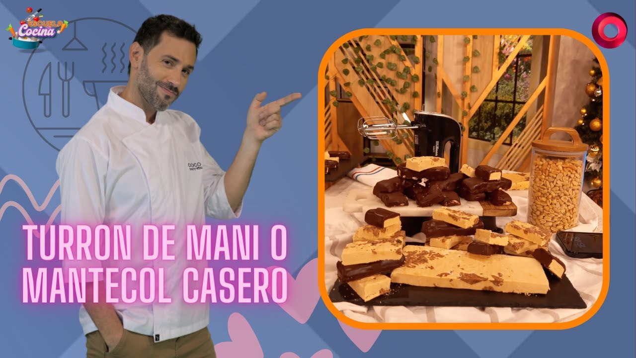 Turron de mani o Mantecol casero