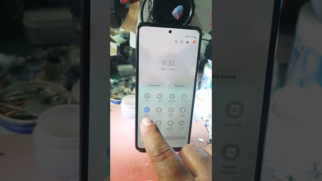 samsung a52s half flight mode problem ⚠️