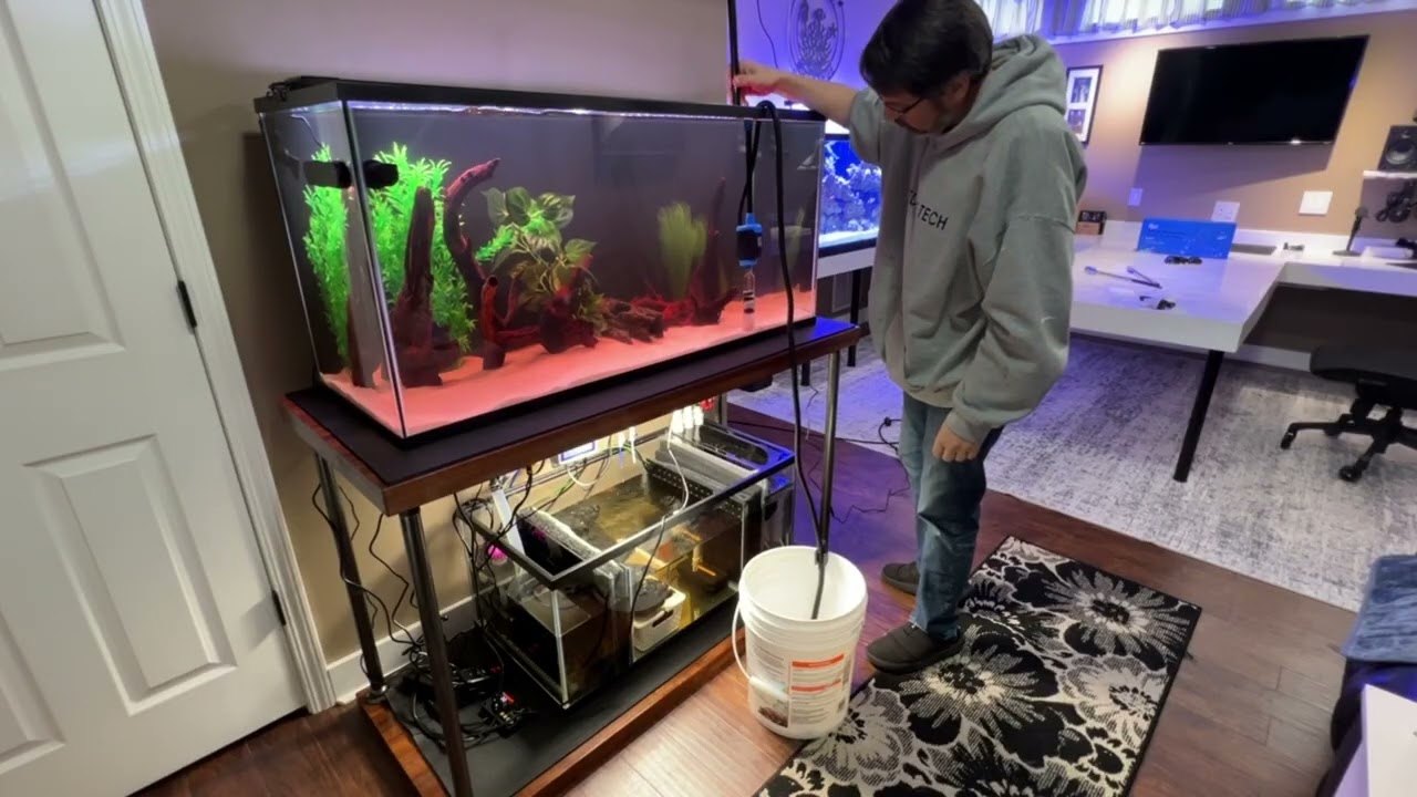 6-in-1 Electric Aquarium Gravel Cleaner | Fish Tank Cleaning Demo & Review