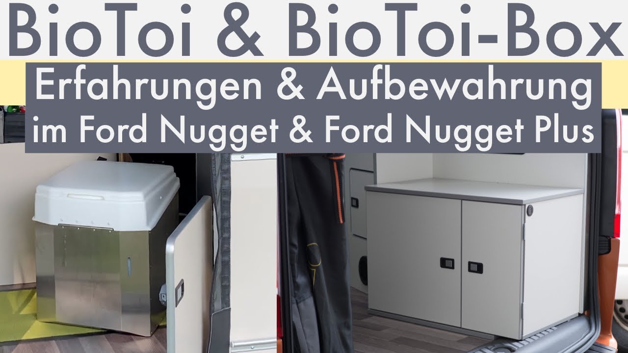 BioTioo Trockentrenntoilette und BioTioo-Box | Erfahrungen & Aufbewahrung im Nugget und Nugget Plus