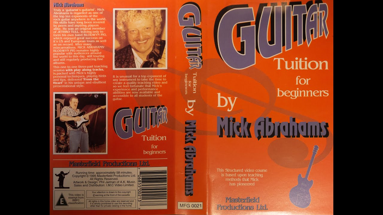 Mick Abrahams -  Guitar Tuition Part 1 - 1995