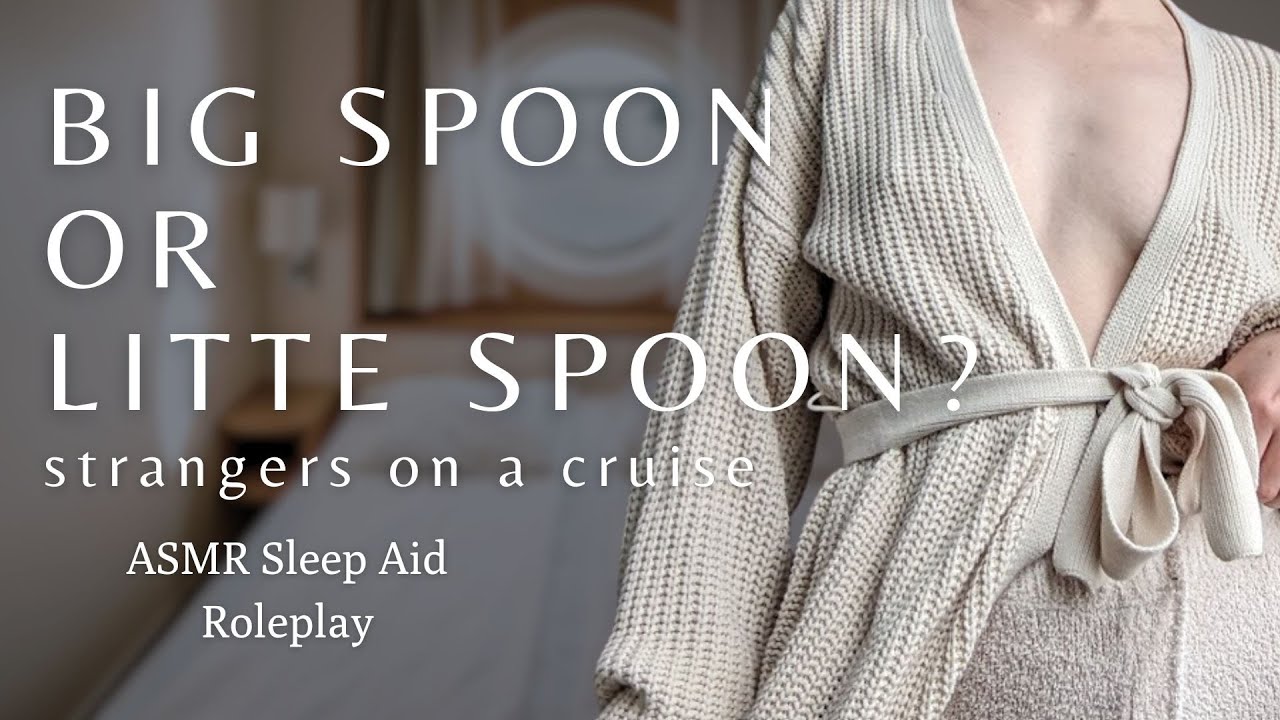 ASMR Spooning Roleplay | Sleep Aid with Comfort and Pillowtalk | Strangers sharing a bed