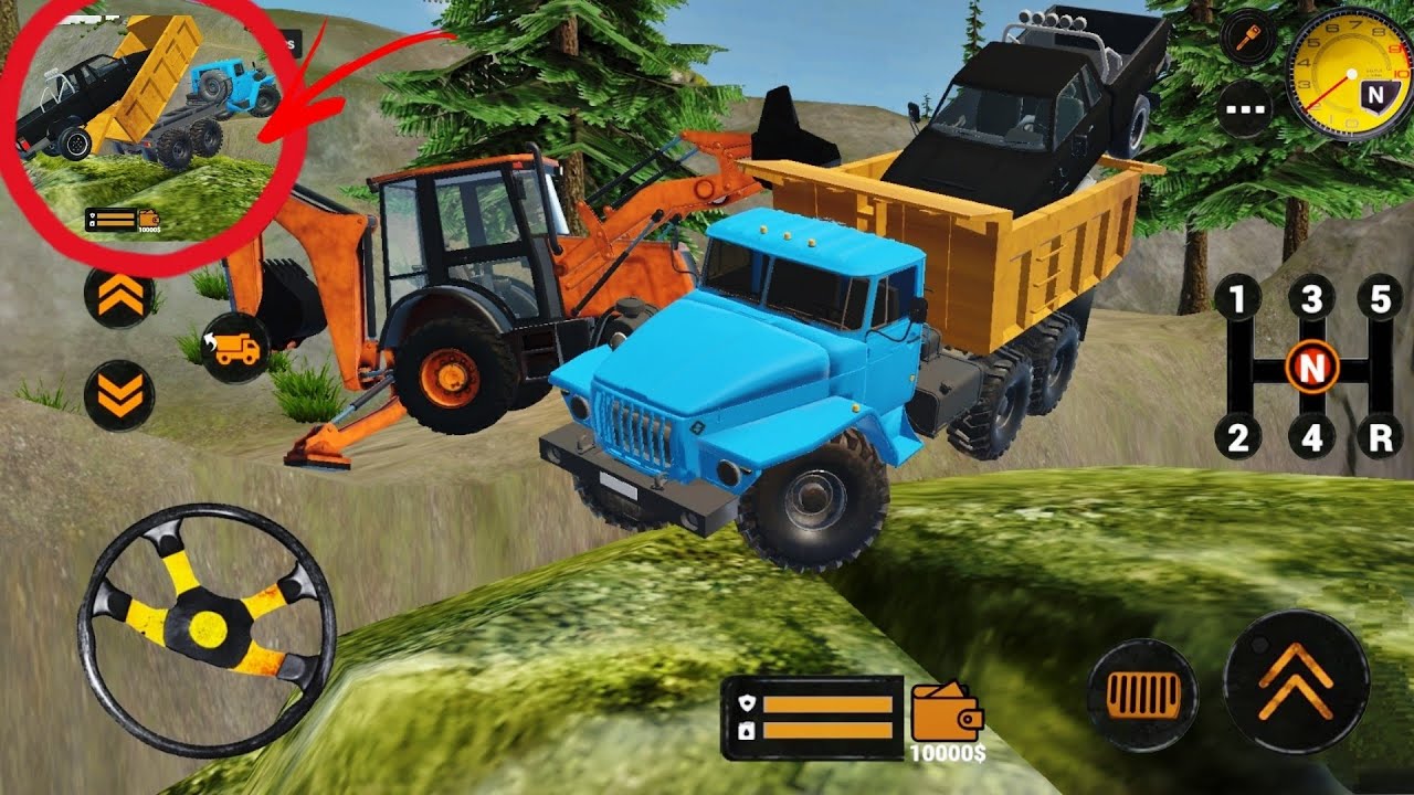 BACKHOE LOADER JCB SIMULATOR - ANDROID GAMEPLAY 