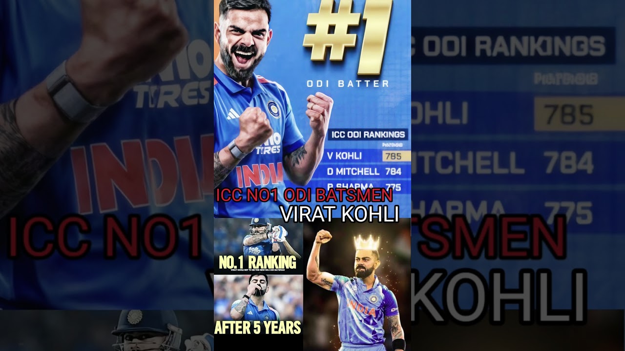 Virat Kohli became No1 Odi batsman 