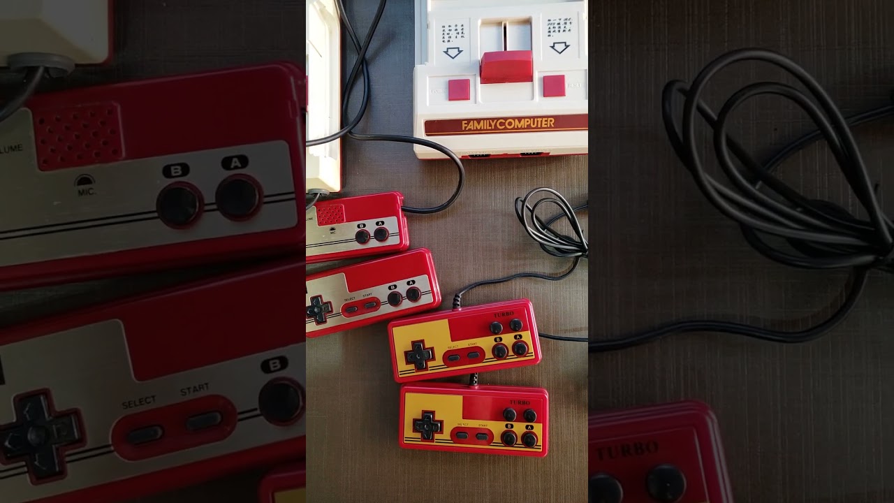 Nes Clone Family Computer differences between original #shorts #nintendo