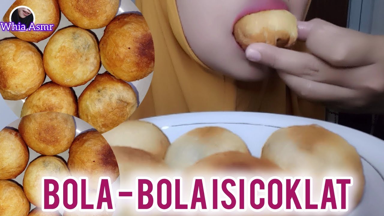 ASMR REVIEW BOLA - BOLA ISI COKLAT, APAKAH COKLATNYA LUMERRRR ⁉️