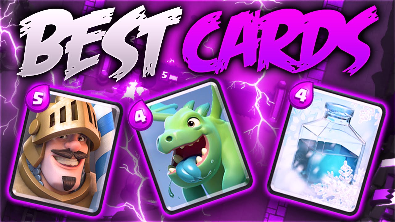 Clash Royale &ndash; TOP 5 &lsquo;BEST CARDS&rsquo; IN CLASH ROYALE! MOST OVERPOWERED CARDS! (Clash Royale Best Cards)