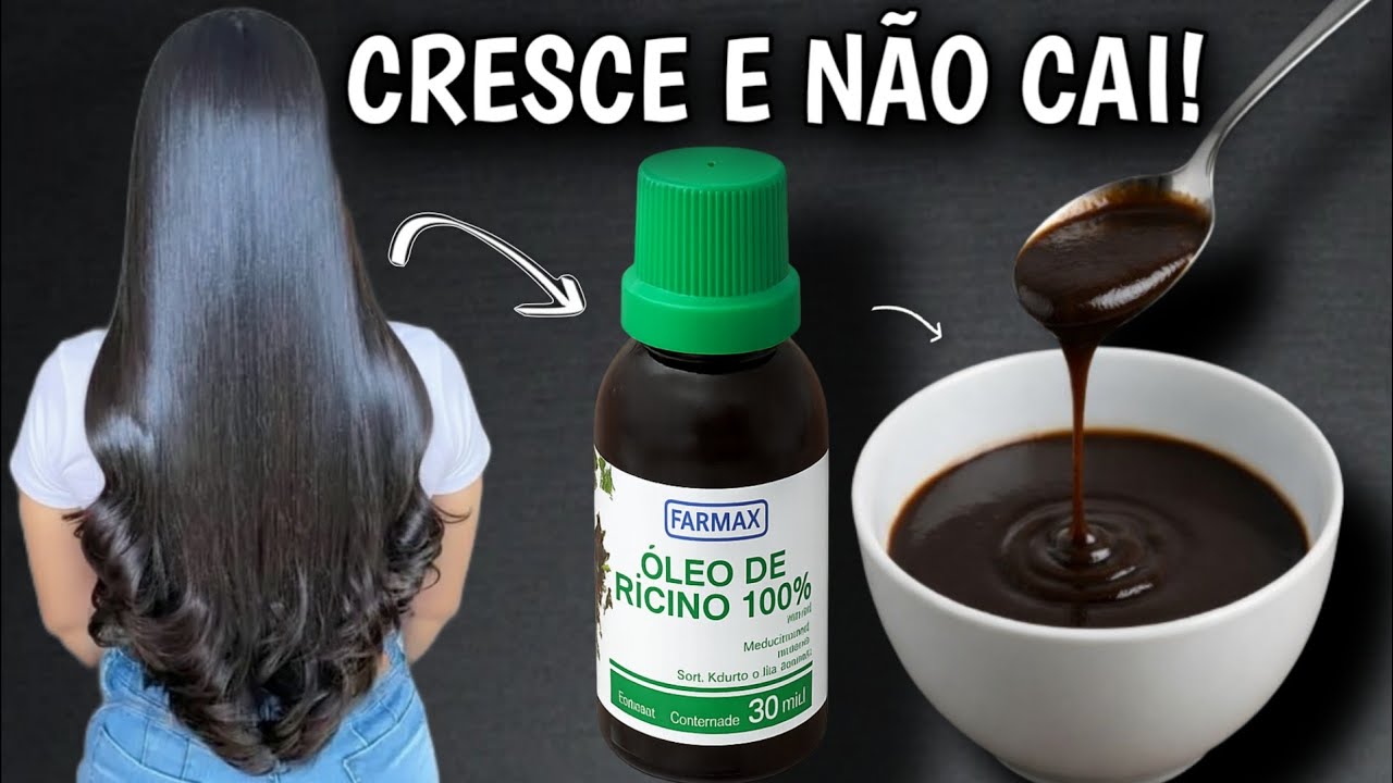 O CABELO CRESCE MUITO RÁPIDO E NÃO CAI COM APENAS 3 INGREDIENTES/ use antes de lavar o cabelo 