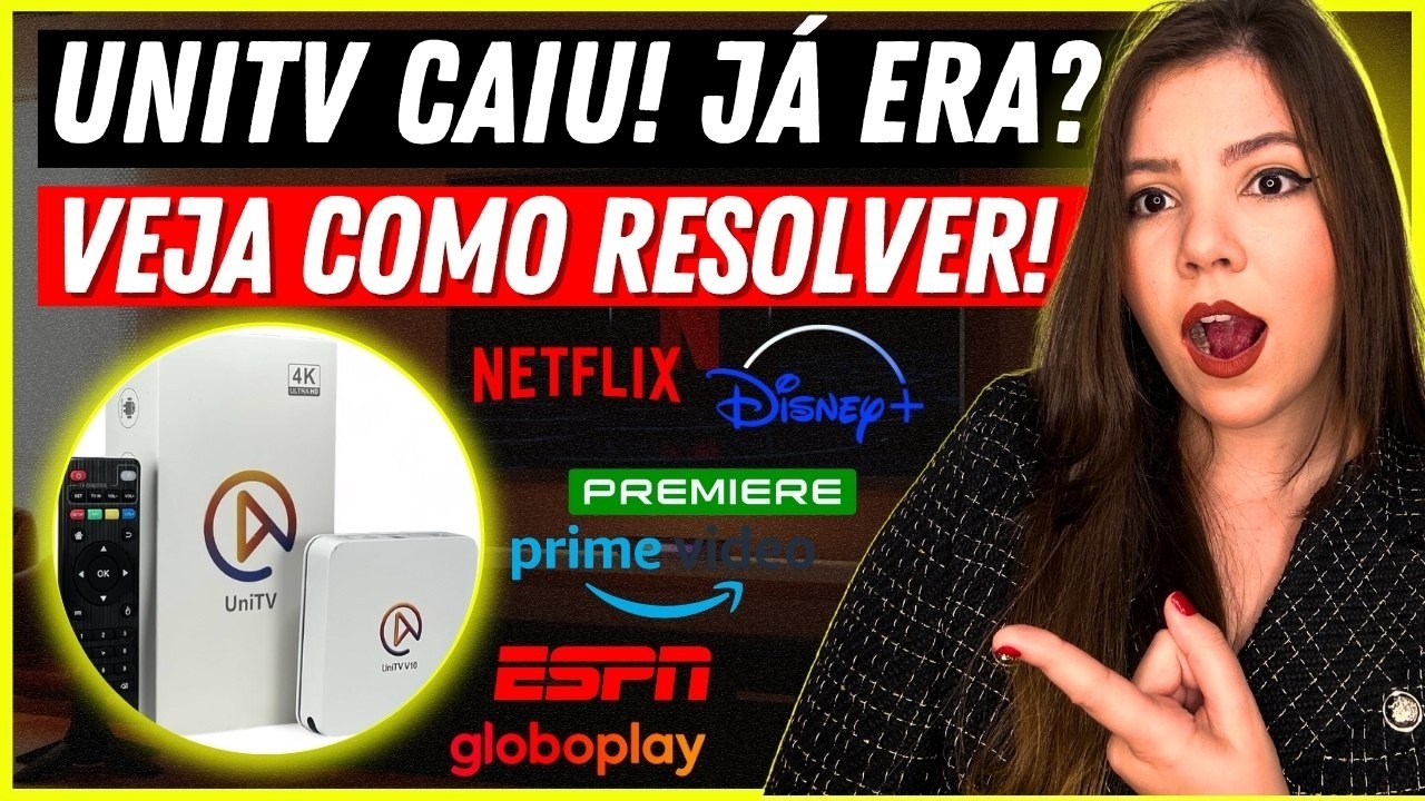 UNITV PAROU DE FUNCIONAR? UNITV EST&Aacute; FORA DO AR? - VEJA COMO SOLUCIONAR ESTE PROBLEMA!