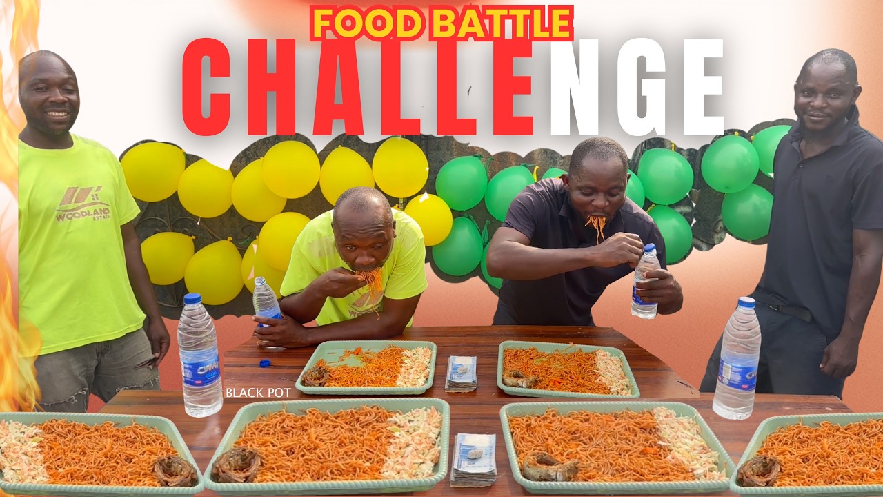 EATING CHALLENGE / FIRST TO FINISH WIN 100,000
