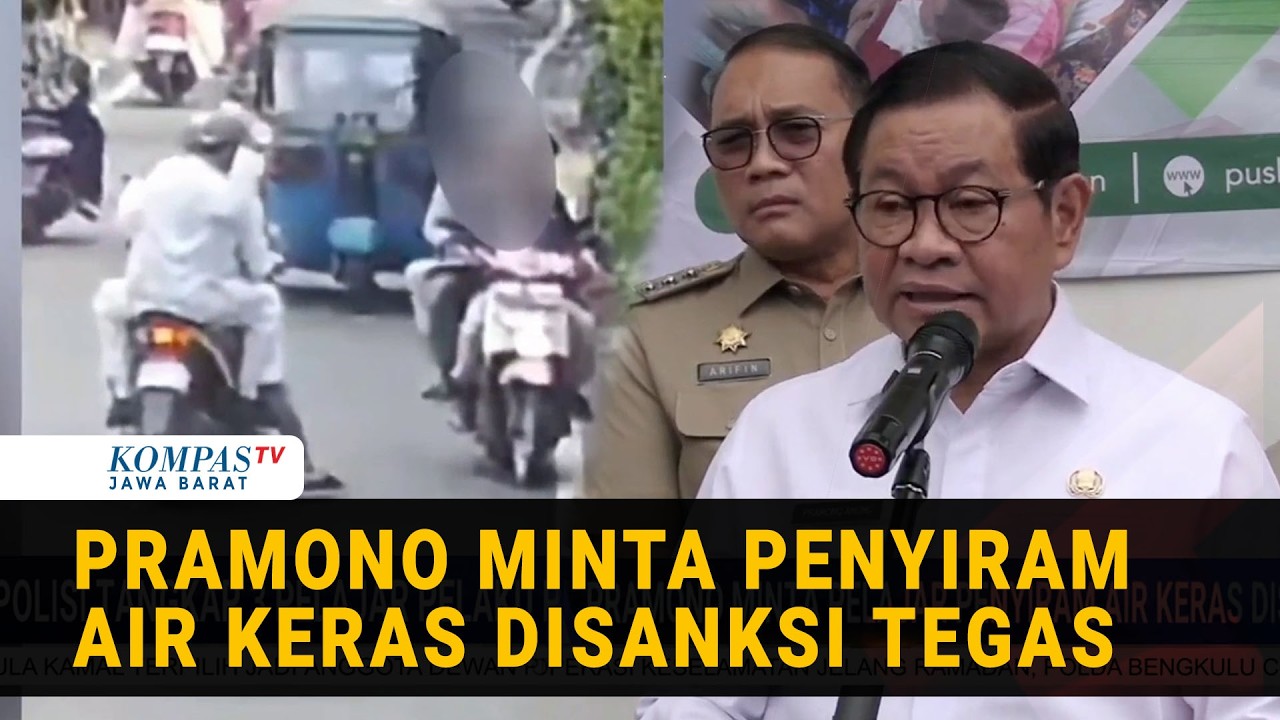Polisi Tangkap 3 Pelajar Penyiram Air Keras, Pramono: Tindak Tegas