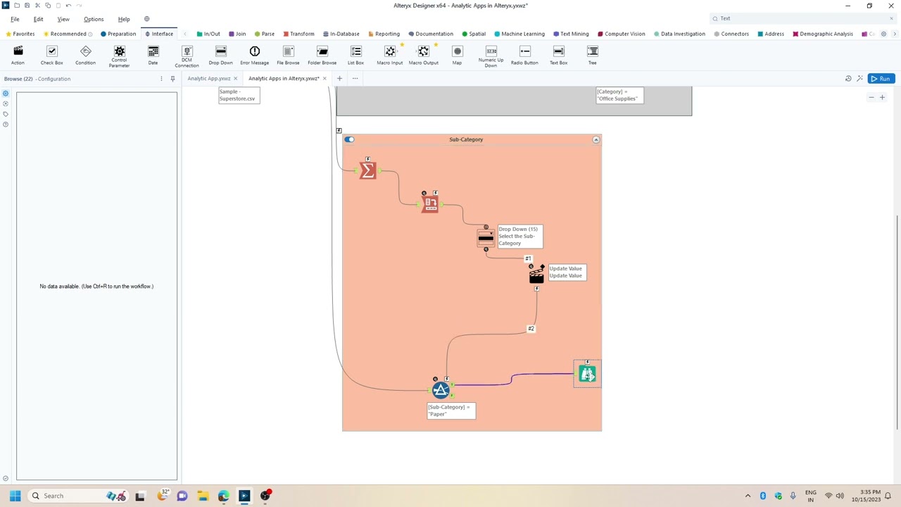 Analytic Apps in Alteryx