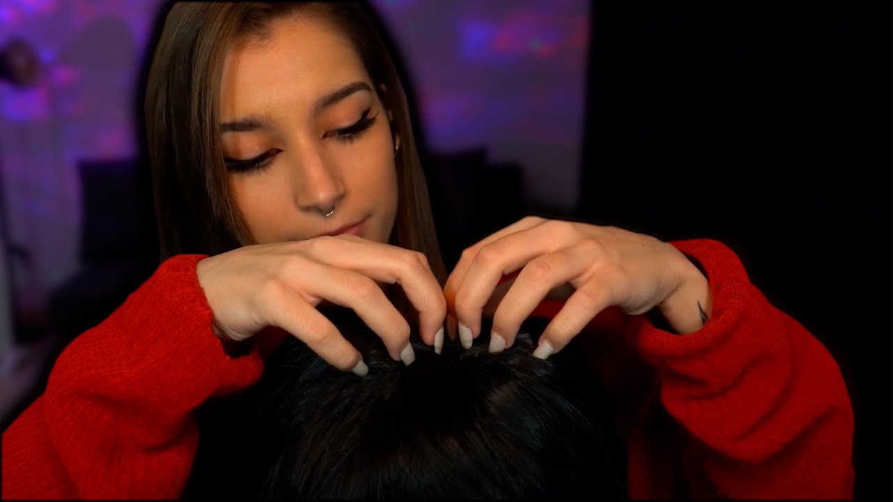 ASMR de ATENCIÓN PERSONAL | Masaje capilar SUPER relajante😴 SUSURROS en ESPAÑOL