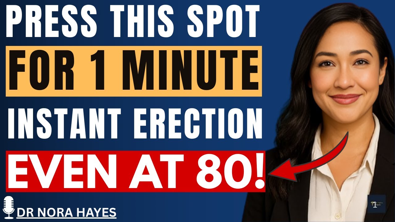 Older Men! Massage THIS Spot for 1 Minute to Restore Potency