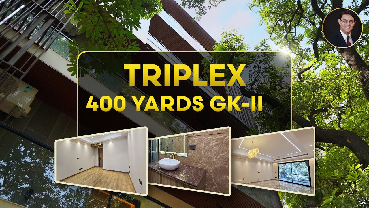 South Delhi Floors - ONLY Ready-to-Move 400 Sq Yards Triplex | GK-2 Luxury Home Tour