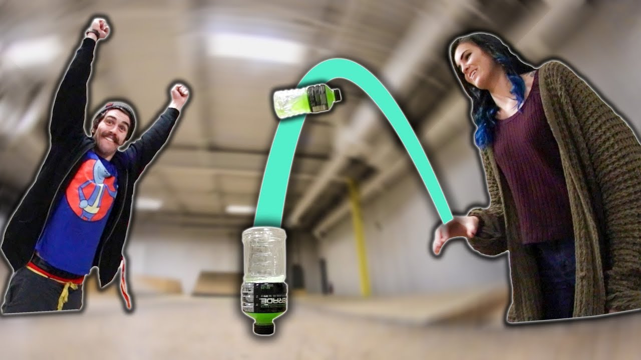 GIRLFRIEND BOTTLE FLIP CHALLENGE #3