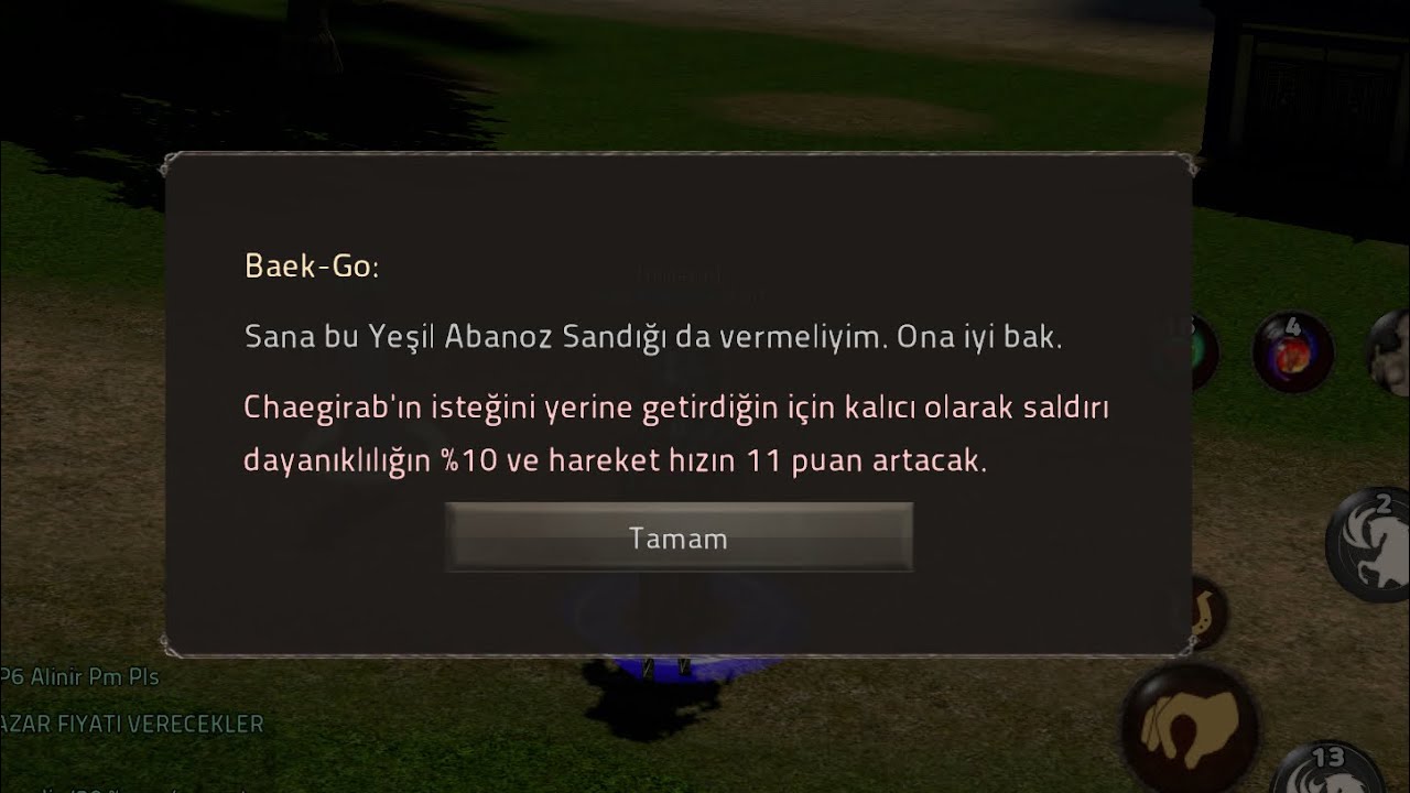 Royale 2 Mobil Metin2 Zelkova Dalı görevini bitirdik
