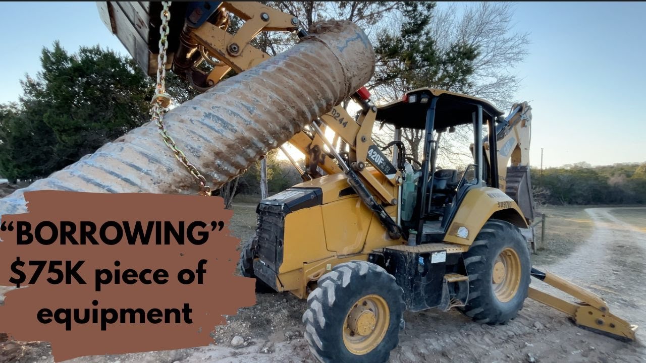 Fixing Flood Damage With A CAT 420F2 IT