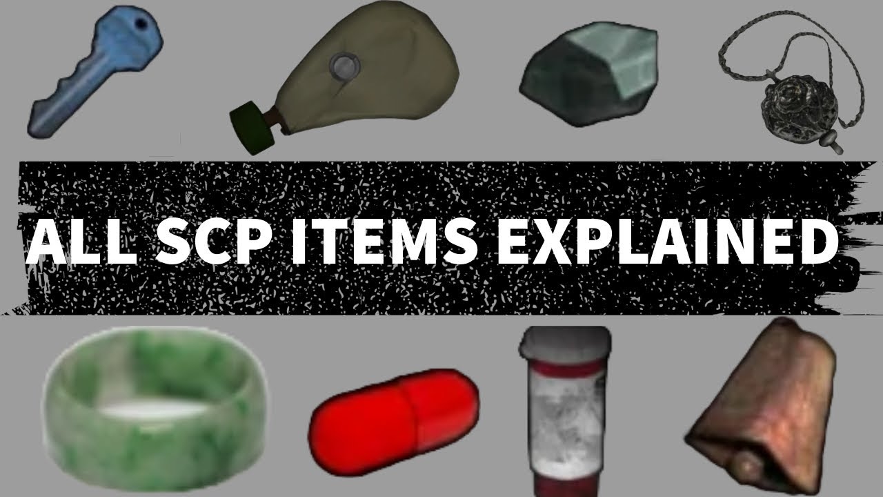 All SCP Items Explained|SCP: Containment Breach Guide