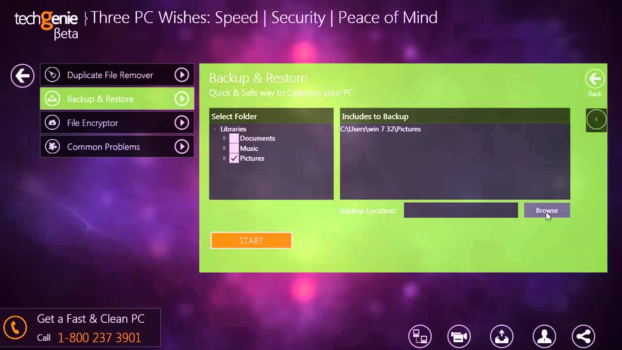 TechGenie 'PC Optimizer Pro' User Guide (Windows 7/Vista/XP)