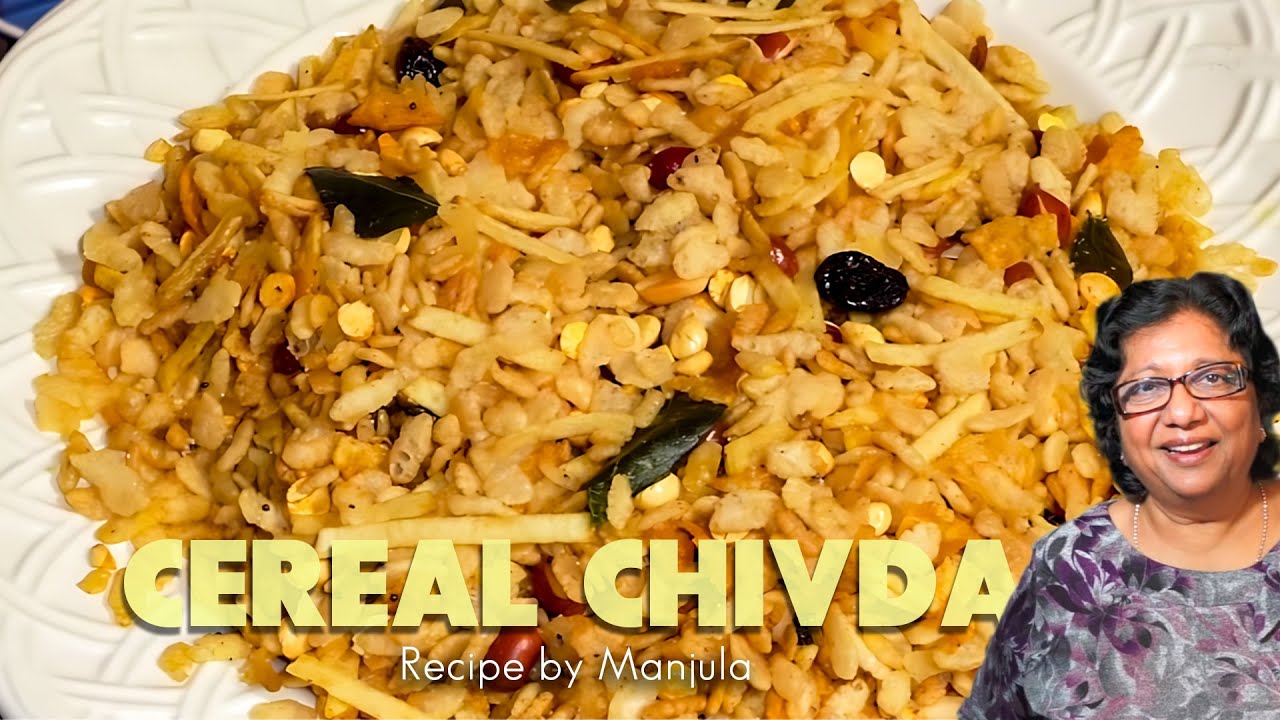 Cereal Chivda | Chivda Recipe with Cereal | Spicy Cereal Chivda | Healthy Cereal Chivda