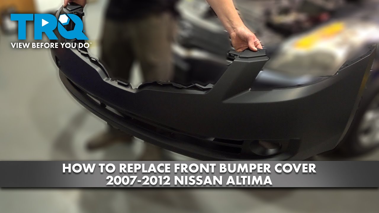 Как заменить передний бампер Nissan Altima 2007-2012