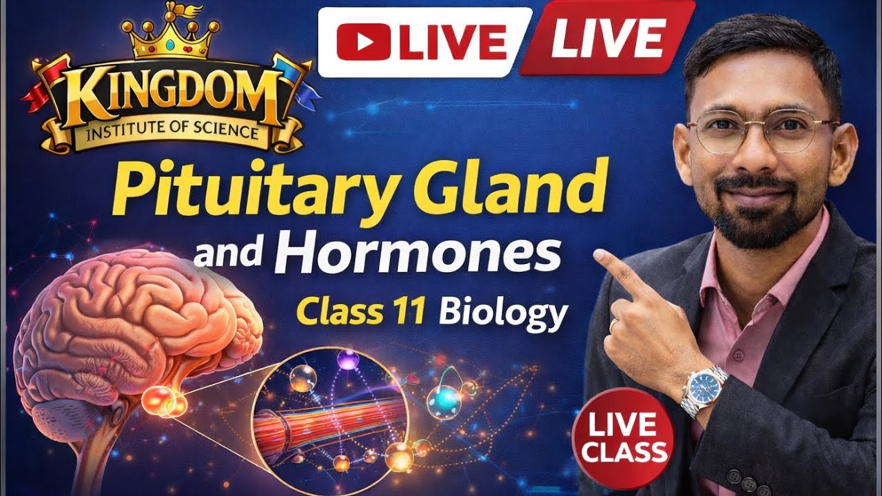Anatomy of Pituitary Glands & Hormones |11 | Biology | NCERT | Chemical coordination & integration