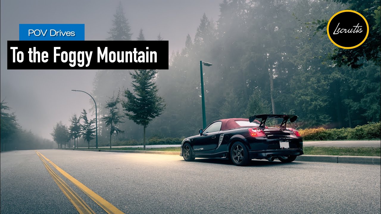 POV Drive | Toyota MR-S Night Drive to the Foggy Mountain
