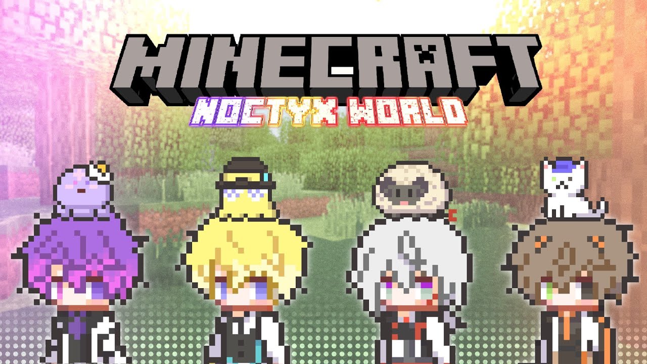 【MINECRAFT】exploring NOCTYX fanmade server!!【NIJISANJI EN | Uki Violeta】