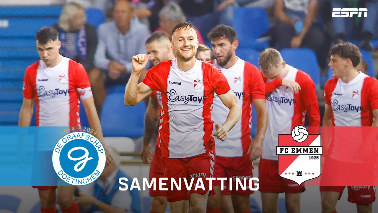 ⚔️ Gevecht op De Vijverberg met beslissing in SLOTFASE ⏱️ | Samenvatting De Graafschap - FC Emmen