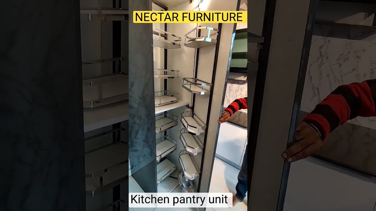 Kitchen Pantry Unit Acrylic - Modular kitchen #shorts #shortvideo