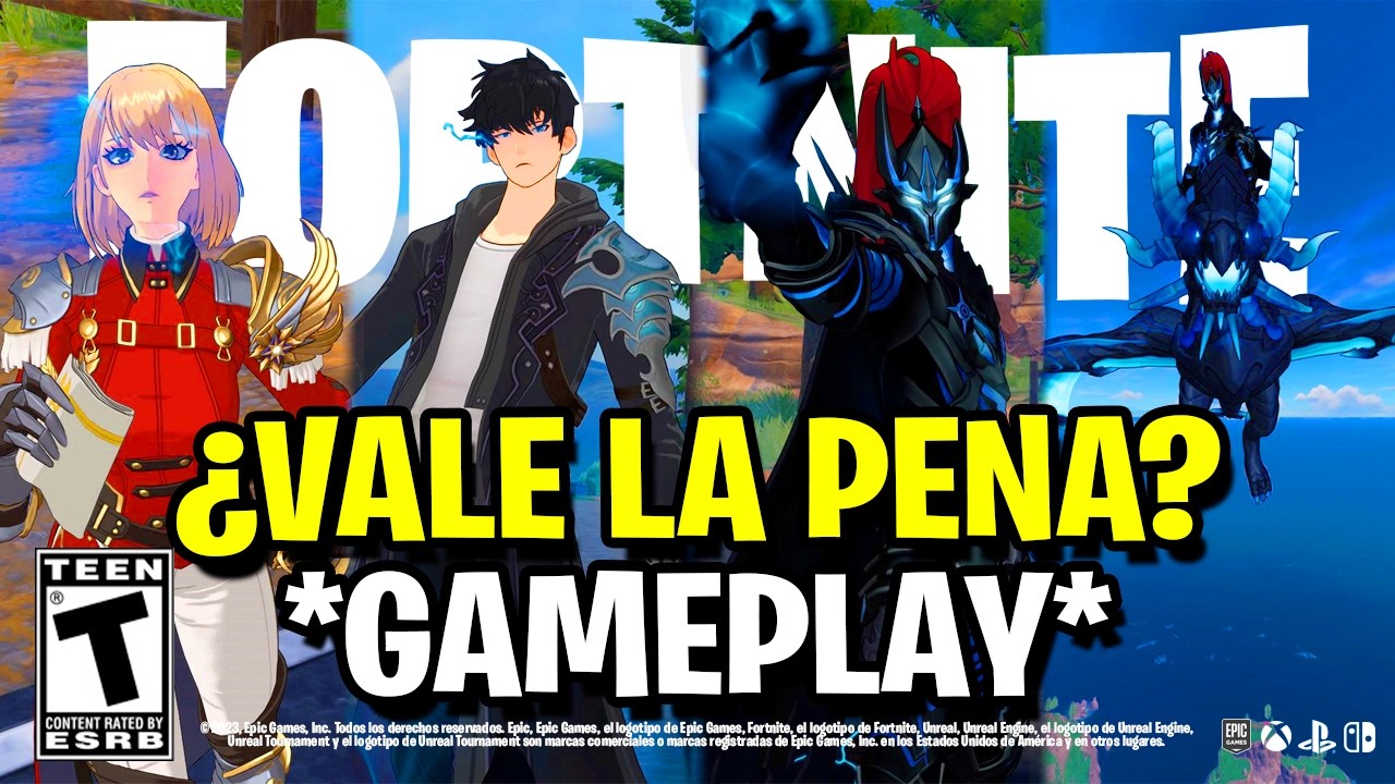 Стоит ли покупать набор Solo Leveling Arise в Fortnite? *Геймплей со скинами, планером и машиной*