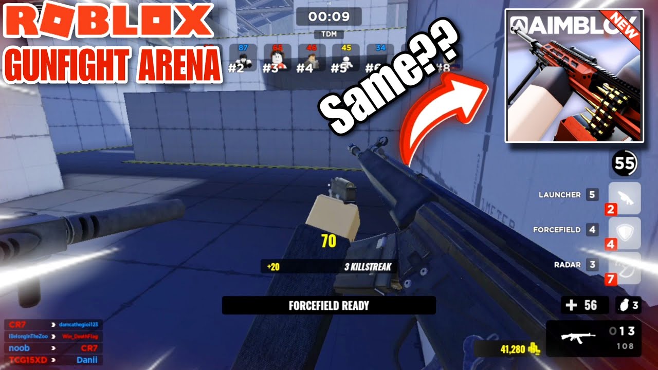 ROBLOX GUN GAMES SIMILAR TO AIMBLOX!!!!!