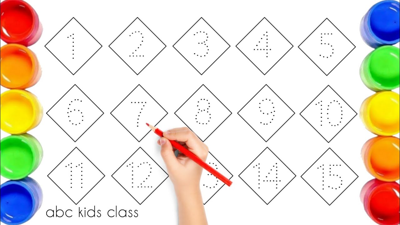 Learn Numbers 1 to 100 for Kids in Hindi English | Colorful Counting Chart | ABC kids class