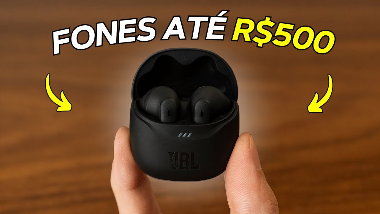 TOP 5 MELHORES FONES BLUETOOTH SEM FIO até 500 REAIS! (CUSTO BENEFÍCIO)