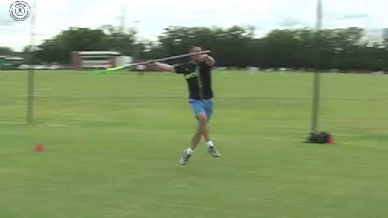 Javelin Drills 1 - Specific run with javelin - Gammes de courses spécifiques