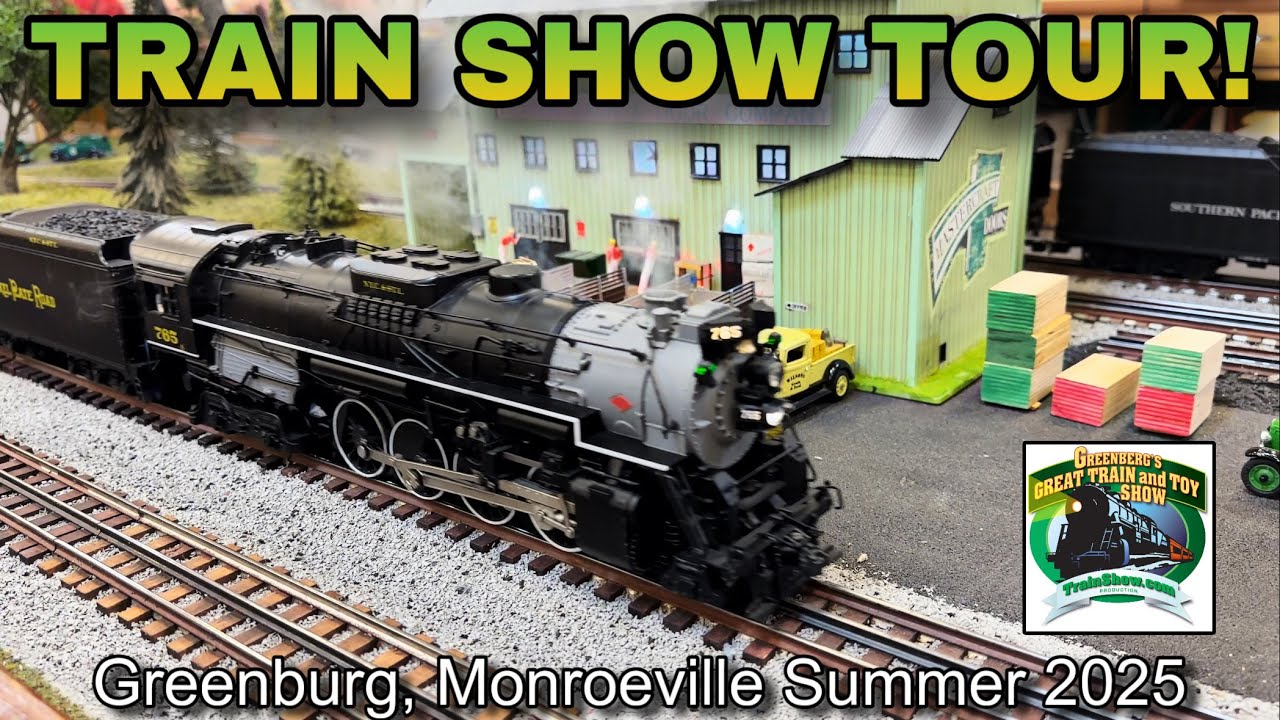 Train Show Tour!! - Greenberg’s Great Train & Toy Show Summer 2025! 