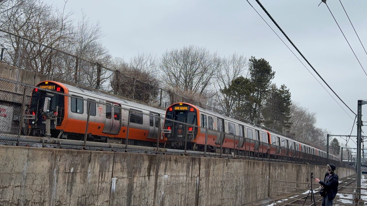 MBTA Railfanning at Forest Hills Station 2-17-26