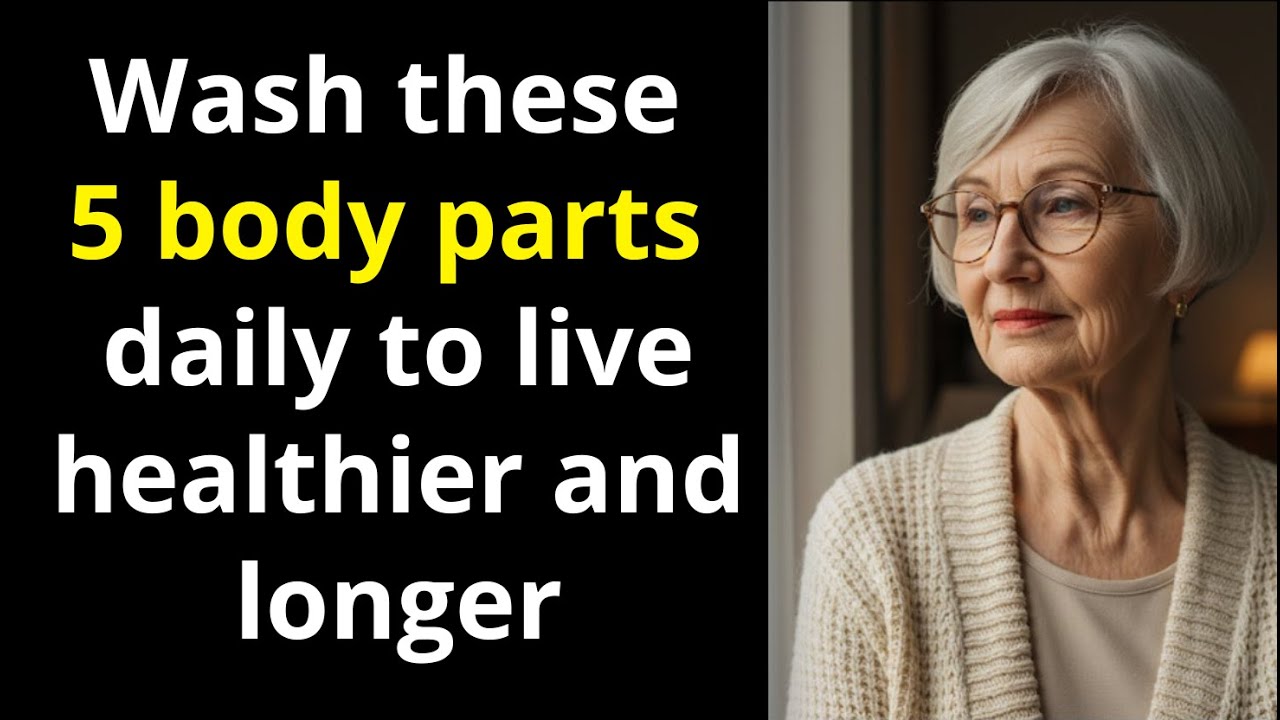 Clean These 5 Body Parts DAILY to Live a Longer Life | Advice for the elderly
