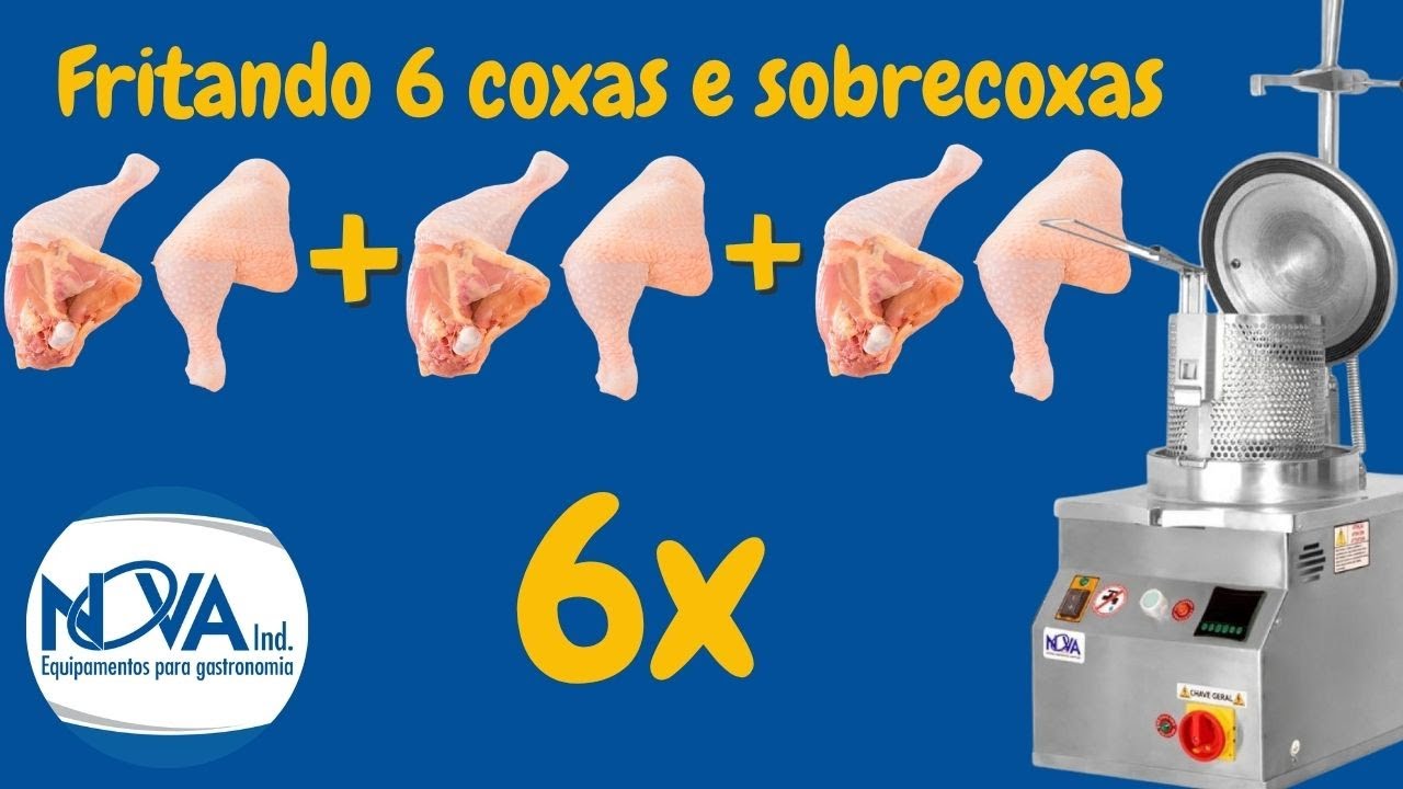 FRITANDO 6 COXAS E SOBRECOXAS NA BCK