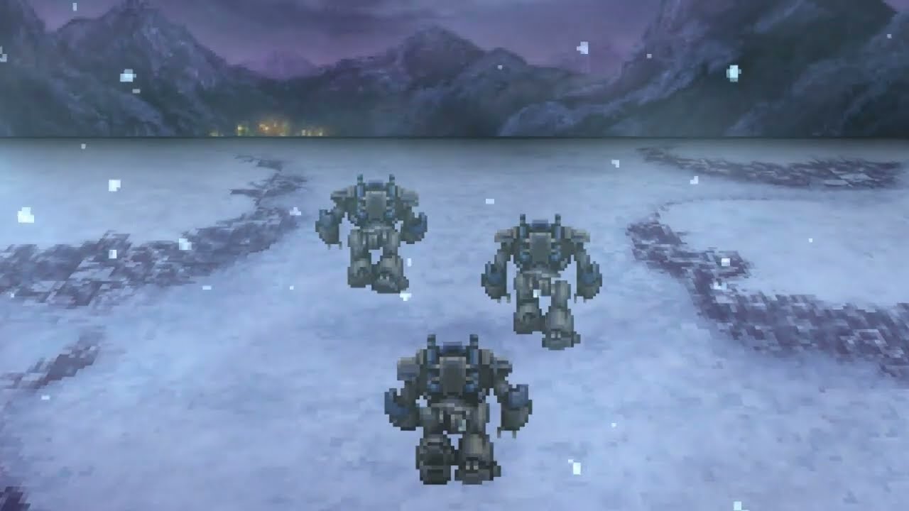 Final Fantasy VI Pixel Remaster Intro On Nintendo Switch
